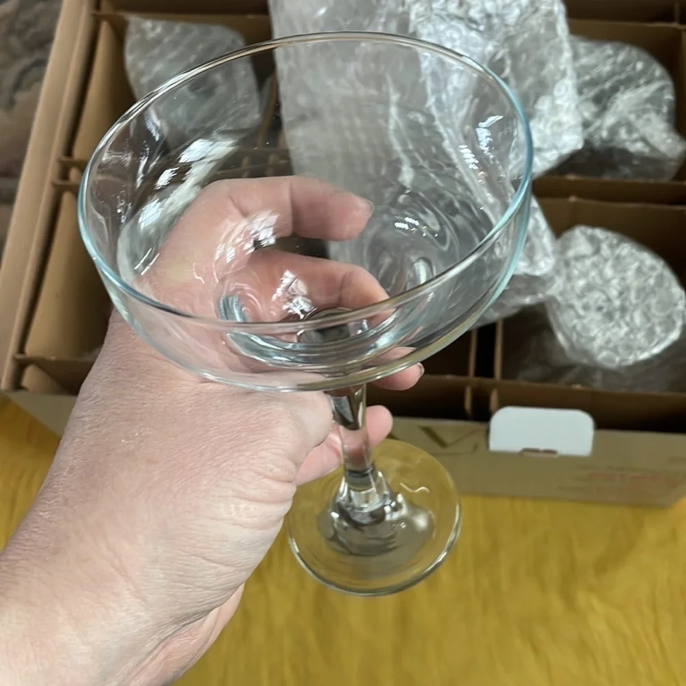 Brand New Margarita Glasses Set of 6 Cocktail Frozen Drink 10.25 oz Clear Glass